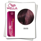 Vopsea Demi-permanenta - Wella Professionals Color Touch Plus nuanta 55/05 mahon saten deschis